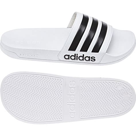 adidas badeschuhe weiss weiss|Weiße adidas Badeschuhe .